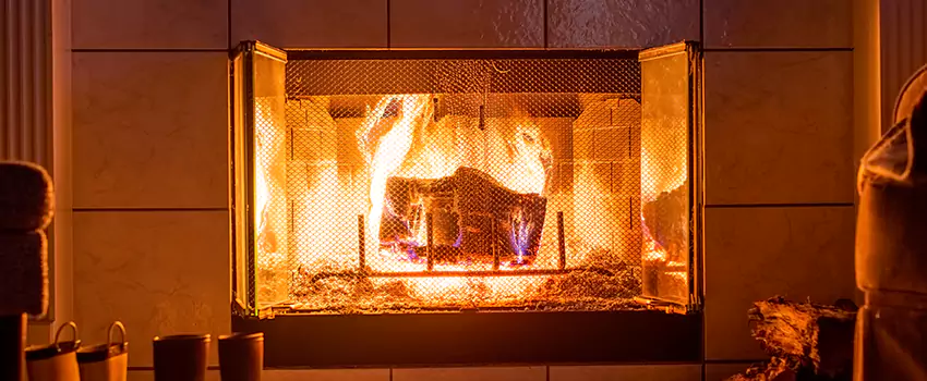 Mendota Hearth Landscape Fireplace Installation in Arlington, Texas