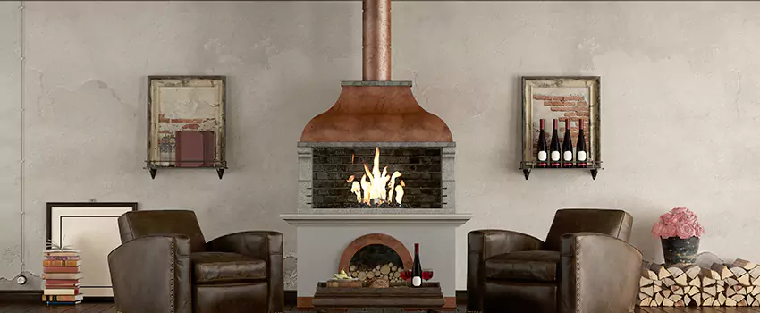 Thelin Hearth Products Providence Pellet Insert Fireplace Installation in Arlington, TX