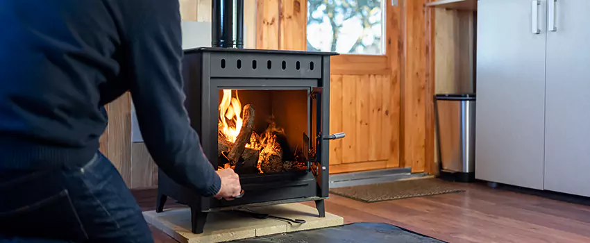 Open Hearth Wood Fireplace Installation in Arlington, TX