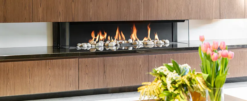 Double-height Fireplace Design Refurbishment in Arlington, Texas